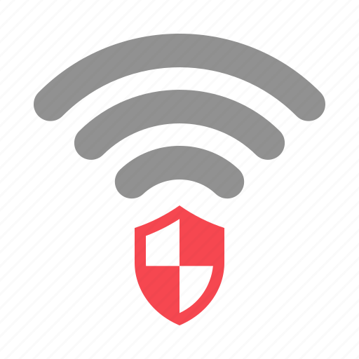 Internet, protection, security, shield, wifi icon - Download on Iconfinder