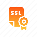 ssl, certificate, file, badge, security