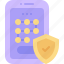 password, smartphone, mobile, security, shield 