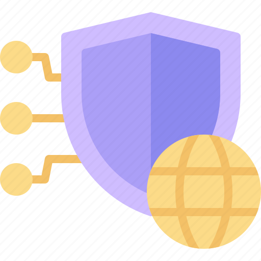 Security, shield, local, network, connection icon - Download on Iconfinder
