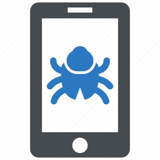Mobile, phone, bug, virus icon - Download on Iconfinder