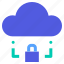 cloud, internet, locked, privacy, storage 