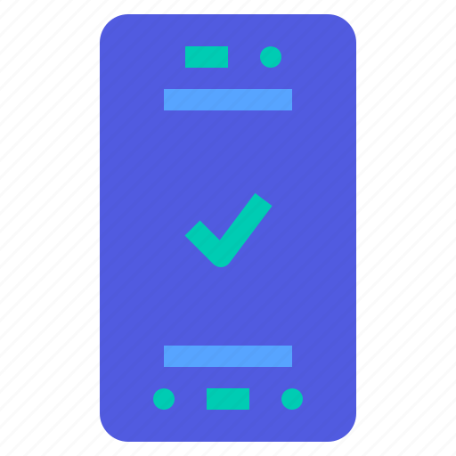 Safety, secured, shield, smartphone, verified icon - Download on Iconfinder