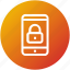 lock, mobile, phone, security 