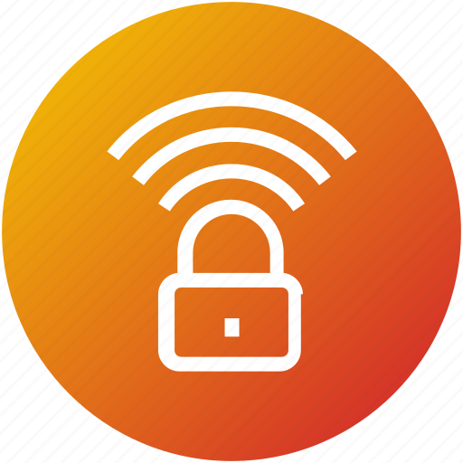 Lock, protection, security, signals, wifi icon - Download on Iconfinder