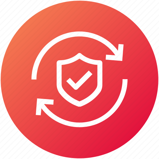 Protection, security, shield, sync, update icon - Download on Iconfinder