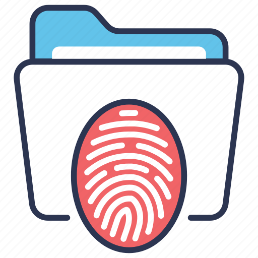 Folder, personal, private, scan, secure icon - Download on Iconfinder