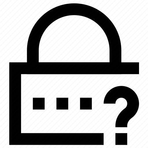 Faq, lock, padlock, protection, question, safety, security icon - Download on Iconfinder
