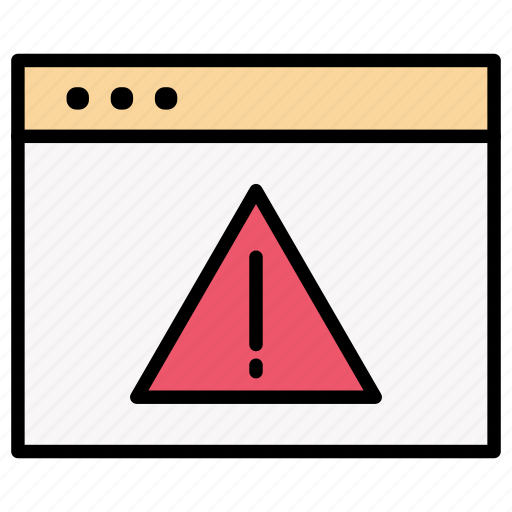 Alert, browser, error, warning icon - Download on Iconfinder