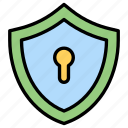 lock, security, shield