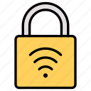 lock, protection, security, wifi