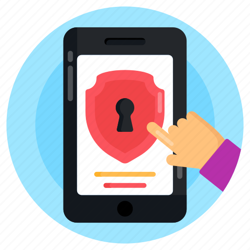 Mobile safety, mobile security, mobile protection, phone safety, smartphone security icon - Download on Iconfinder