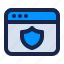 browser, internet, safe, security, shield, web, website 