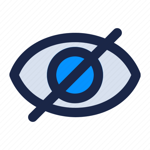 Disable, eye, hidden, hide, internet, security, view icon - Download on Iconfinder