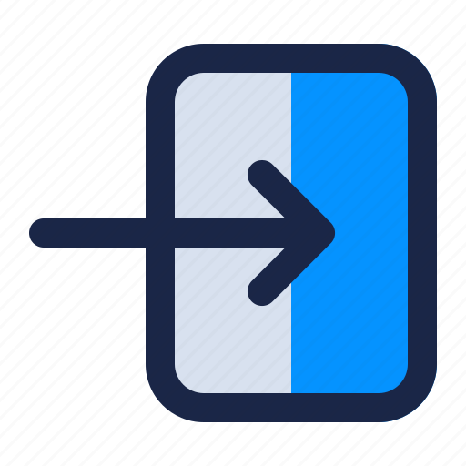 Arrow, entrance, in, internet, log, login, security icon - Download on Iconfinder