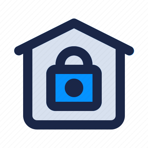 Home, house, internet, lock, locked, padlock, security icon - Download on Iconfinder