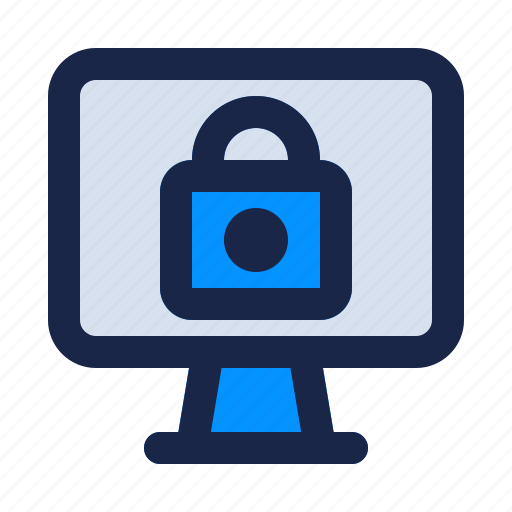 Computer, internet, lock, locked, security, technology, tv icon - Download on Iconfinder