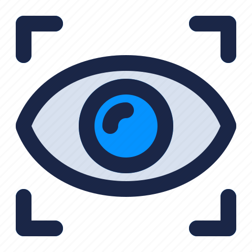 Eye, focus, internet, scan, security, view, vision icon - Download on Iconfinder
