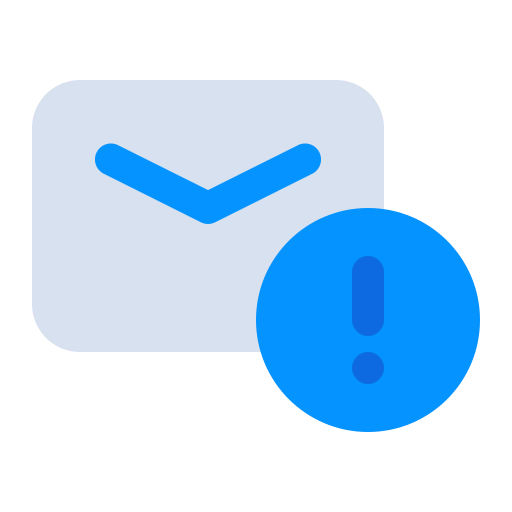 Alert, attention, email, internet, mail, security, warning icon - Free download