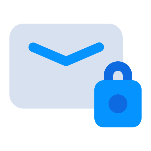 Email, envelope, internet, lock, locked, mail, security icon - Free download