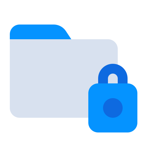 Archive, folder, internet, lock, locked, private, security icon - Free download