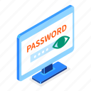 password, computer, entering, protection