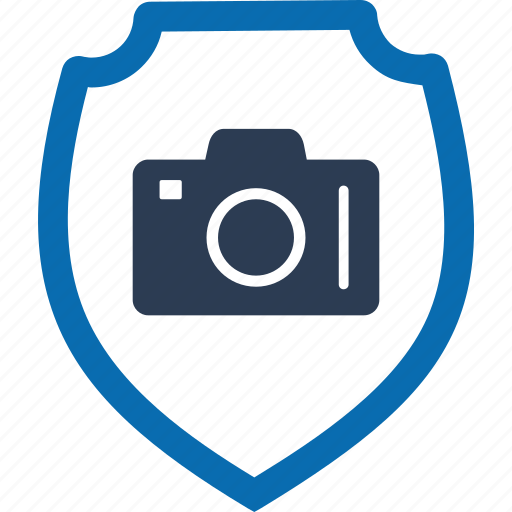 Camera, security, privacy, protection, safety, camera security, shield icon - Download on Iconfinder