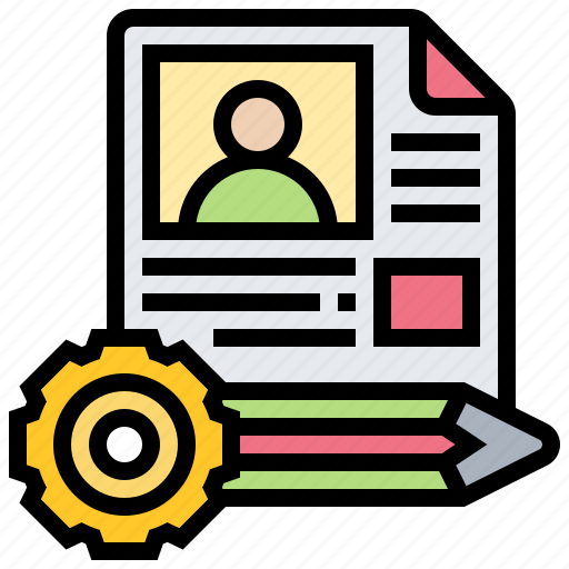 Applicant, cv, portfolio, profile, resume icon - Download on Iconfinder