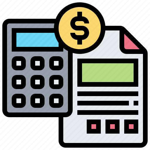 Accounting, calculation, finance, salary, wage icon - Download on Iconfinder