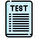 test, exam, results, document, file
