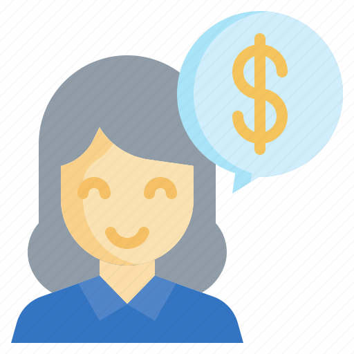 Money, negotiation, human, resources, woman, dollar icon - Download on Iconfinder