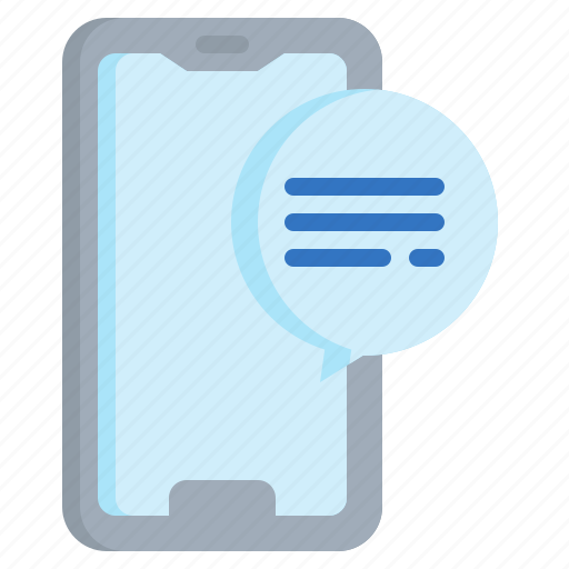Smartphone, publicity, communications, chat, bubble, messages icon - Download on Iconfinder