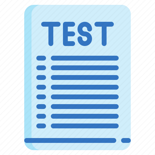 Test, exam, results, document, file icon - Download on Iconfinder