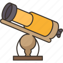 telescope, observation, lens, view, discover
