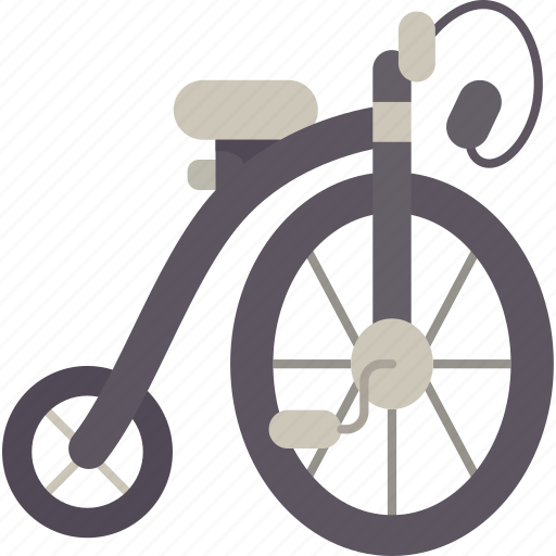 Bicycle, bike, wheels, transportation, vintage icon - Download on Iconfinder