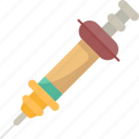 syringe, hypodermic, needle, injection, dose