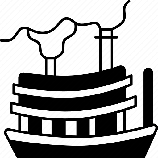 Steamboat, ship, vessel, marine, antique icon - Download on Iconfinder