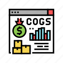 cost, goods, sold, cogs, report, inventory