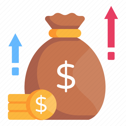 Financial increase, money growth, financial growth, wealth increase, value increase icon - Download on Iconfinder