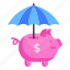 savings protection, money insurance, investment insurance, piggy bank, piggy 