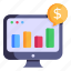 financial analytics, online investment, online business, online infographics, business chart 