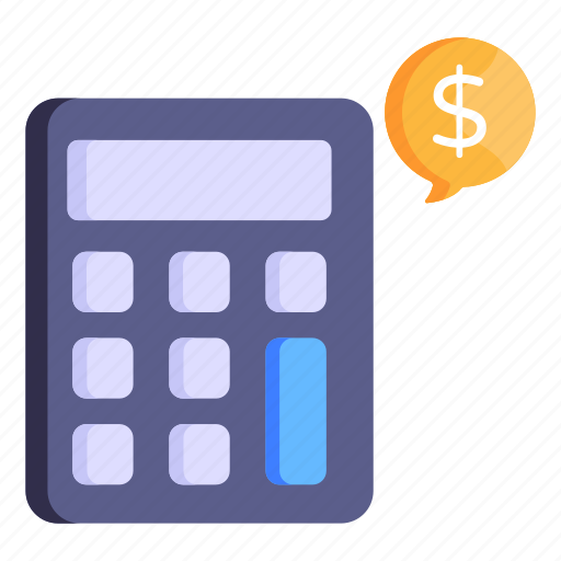 Money calculation, accounting, calculator, totalizer, reckoner icon - Download on Iconfinder