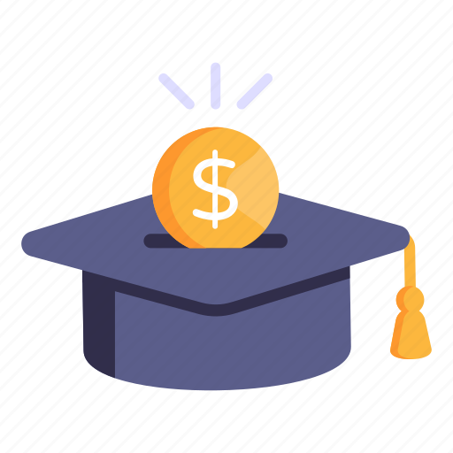 Education grant, education expense, education fund, scholarship, mortarboard icon - Download on Iconfinder