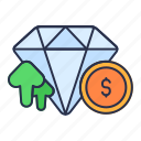 diamond, price, update, coin, business, finance