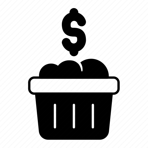 Pot, vase, coin, investing, business, marketing icon - Download on Iconfinder