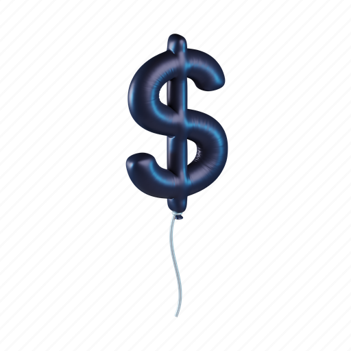 Money, balloon, bubble, party, currency, decoration, finance icon - Download on Iconfinder