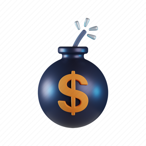 Money, bomb, finance, banking, currency, risk, danger icon - Download on Iconfinder