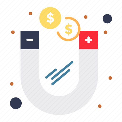 Dollar, investment, magnetic, money icon - Download on Iconfinder