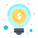 bulb, business, idea, money