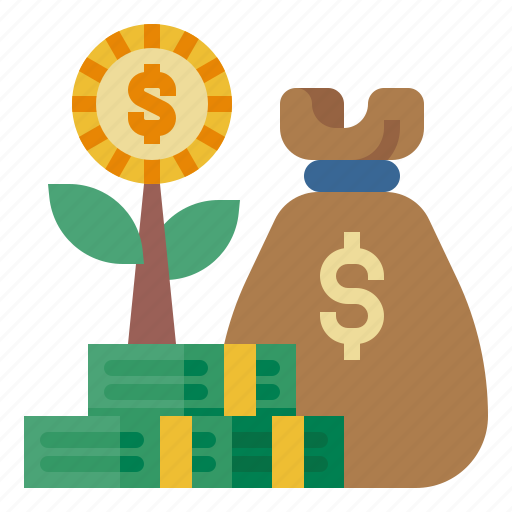 Finance, growth, investment, money, nature, plant, profit icon - Download on Iconfinder